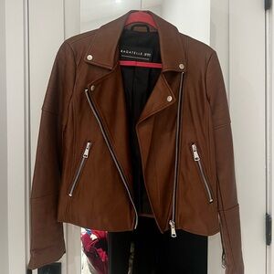 Bagatelle Brown Faux Leather Jacket